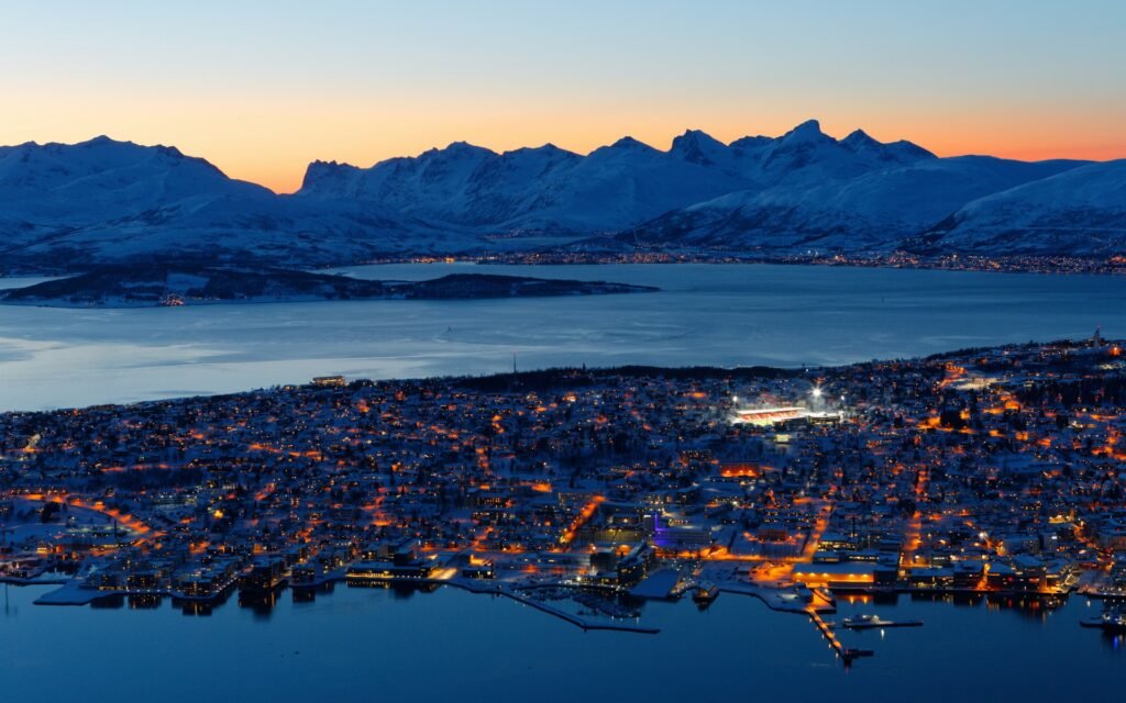 Tromsø sett fra Fløya